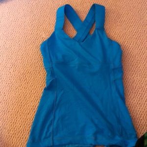 Lululemon Women’s blue tank top
